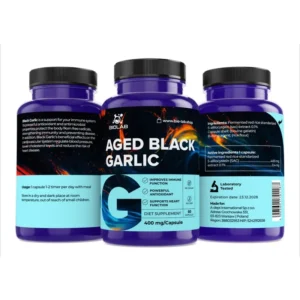 Aged Black Garlic 400mg: Pure, Lab-Tested