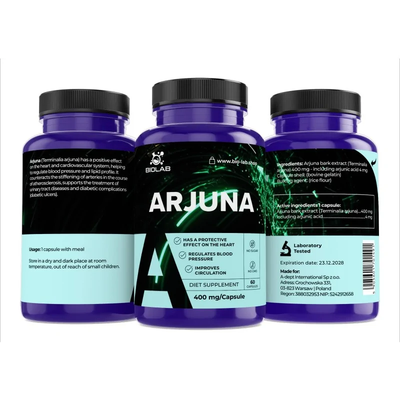 Arjuna 400mg: Supports Vitality | 60 Caps
