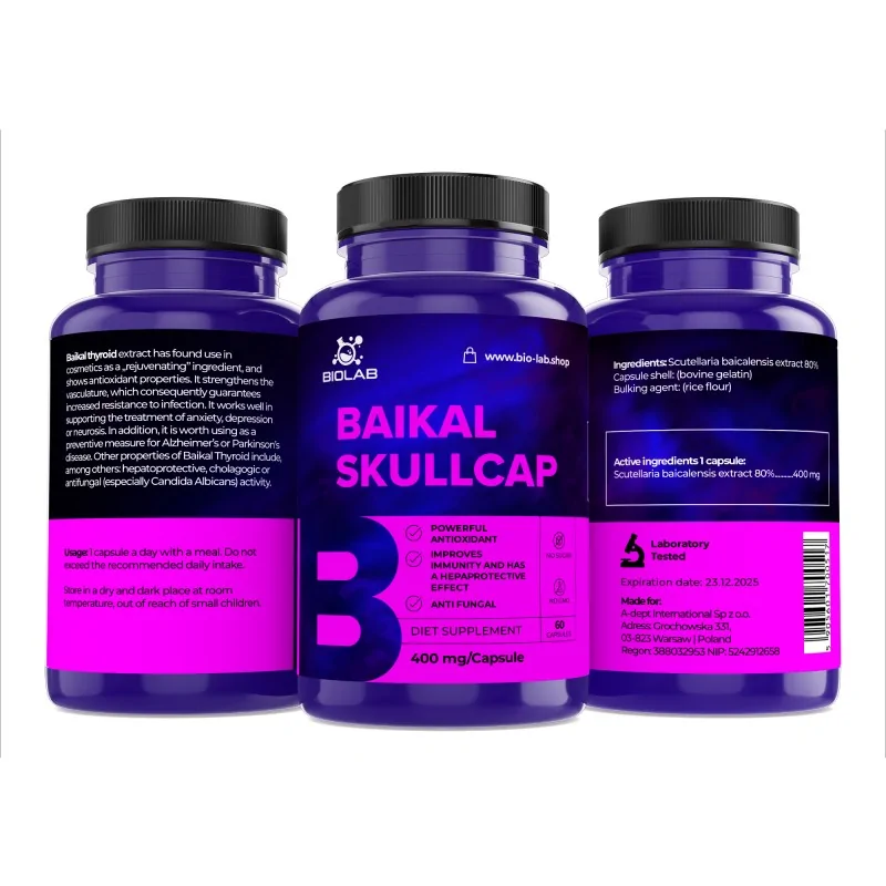 Baikal Skullcap 400mg: Pure Immune Support