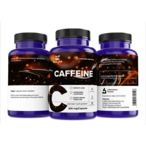 Buy Pure Caffeine 200mg, 60 Caps Online