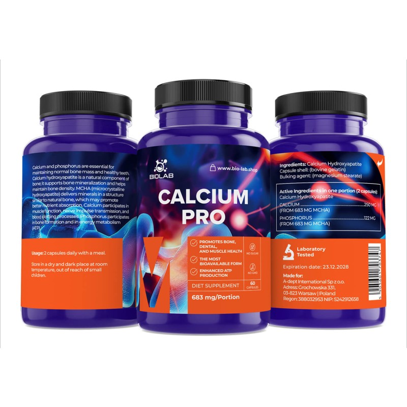 Calcium Pro: Buy Hydroxyapatite 683mg