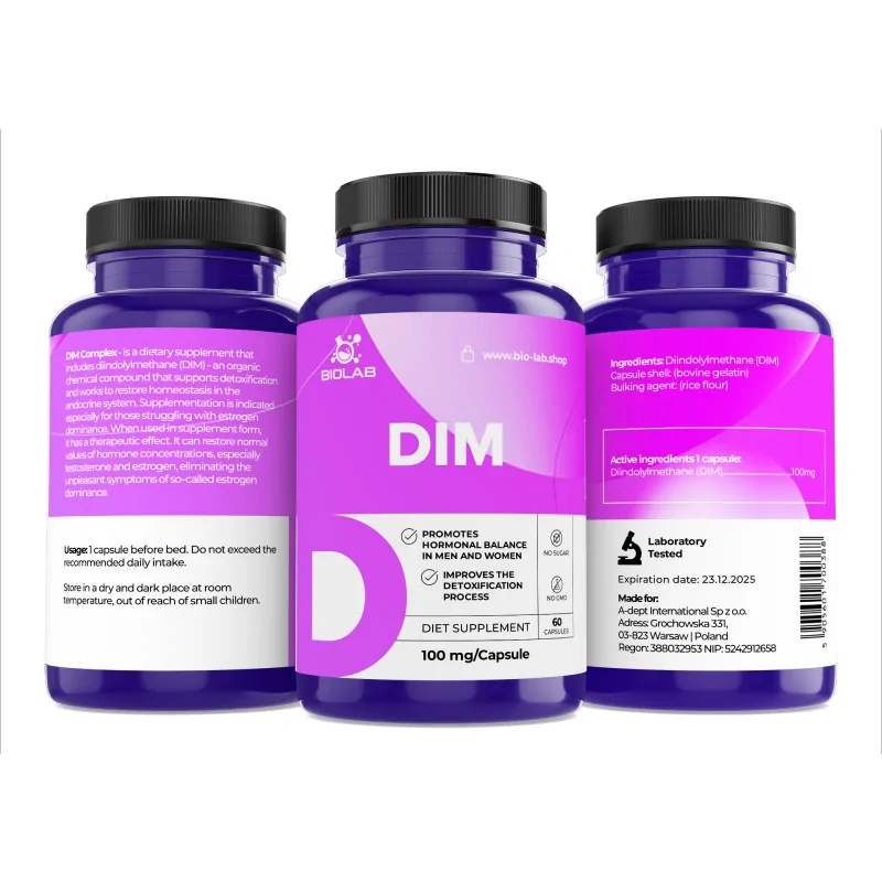 DIM 100mg Kapsül: Hormonal Denge Satın Al