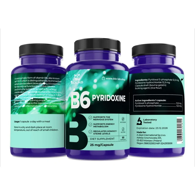 Buy P-5-P Vitamin B6 25mg Online | Rapid Support